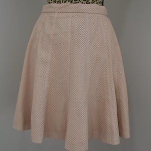 Jay Godfrey Tunney Faux Leather Skirt